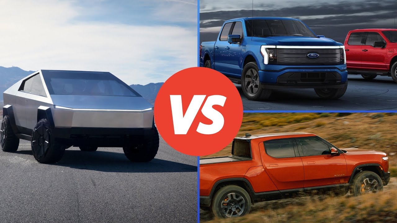 The BEST Electric Truck Is? Tesla Cybertruck vs Rivian R1T vs F150 ...